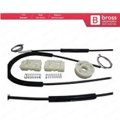 Resim Citroen C4 Picasso 2006 için Ön Sağ Cam Kriko Takımı Makaralı N11.3231 