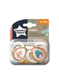 Resim Tommee Tippee Moda Emzik Kız 6-18 Ay + Emzik Askısı-9153 Çok Renkli 