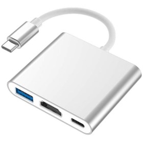 Resim HMSPLANET 3in1 Macbook Uyumlu 4k Type C Usb 3.0 Hub Hdmi 