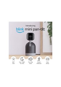 Resim Blink Mini Pan-Tilt Kamera | Dönen İç Mekan Kamerası, Siyah 