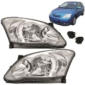 Resim Corolla Damla Göz Hactback Motorlu Sağ-sol Far Set 2004-2006 