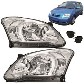 Resim Corolla Damla Göz Hactback Motorlu Sağ-sol Far Set 2004-2006 