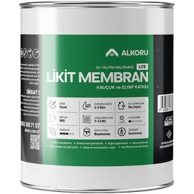 Resim Alkoru 5 Kg Lite Likit Membran Kauçuk Ve Elyaf Katkılı 