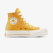 Resim Converse Chuck Taylor All Star Lift Platform Kadın Sarı Sneaker A12964c Sarı 