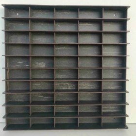 Resim Woodbu Hobi Araba Rafı Eskitme Siyah 