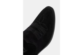 Resim Be Style Sam Kadın Siyah Gerçek Süet Deri Western Bot 