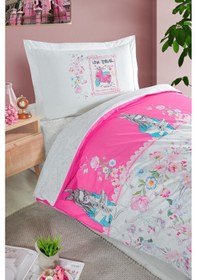 Resim Ranforce Genç Nevresim Takımı Bella Pembe 