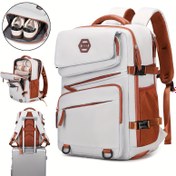 Resim Kadınlar için Casual 39.62cm Laptop Sırt Çantası - Ayakkabı Bölmesi ile Hava Yolu Uygunu Taşıma Çantası, Ayarlanabilir Askı, Fermuar Kapatma, Polyester Astar, Seyahat Gereçleri Düzenleyici|Casual Stil Sırt Çantası|Dayanıklı Fermuar Kapatma 