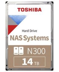 Resim Toshiba N300 14 TB 7200RPM 256MB SATA3 180TB/Y NAS (HDWG21EUZSVA) 