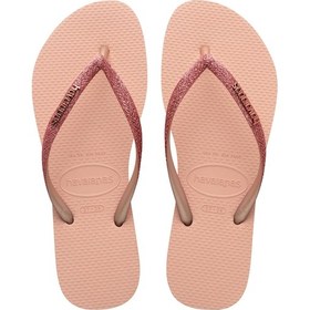 Resim Havaianas Kids Slim Glitter Kadın Plaj Terliği 4146975 PEMBE 