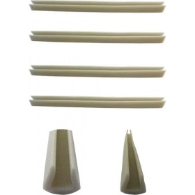 Resim MCM Group 4 Adet Beyaz Kapı Altı Isı Yalıtımı Süngeri Kapı Altı Rüzgarlığı U Şekilli Geçmeli Strafor 