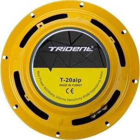Resim Trident T-20alp Mindrange 20 Cm 600w Sarı Oto Hoparlör 