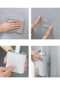 Resim Hijyenik Klozet Temizleme Silikonu Esnek Fırça 5496 Çok Renkli 