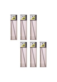 Resim 0.3 Kalem Ucu HB 60 mm 6 Paket 0,3 Min Kalem Uç Teknik Kalem Yedeği Mono Tombow HB 60 mm 6 Paket 