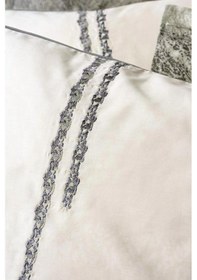 Resim Elite Saten Çift Kişilik Nevresim Takımı Sendero Haki Yeşil 