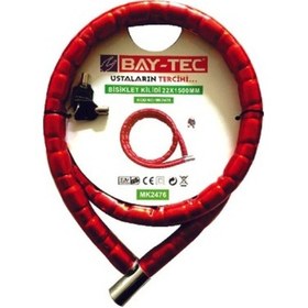 Resim Bay Tec Mk2476 Yaylı Motor Motosiklet Kilidi Kilit 150 