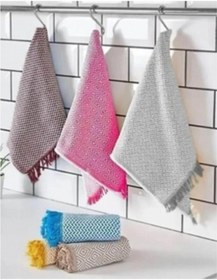 Resim Mutfak Havlusu 3 Lü 30x50 Cm Royaleks-ev332 Çok Renkli 