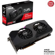 Resim Asus Radeon DUAL-RX6700XT-O12G OC 12GB GDDR6 192Bit AMD Ekran Kartı 