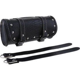 Resim Yeni Motosiklet Evrensel Cam Aracı Seti Saddlebag Saklama Çantası Siyah 
