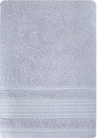 Resim Ladın Pamuk Banyo Havlusu 70x140 Gri 