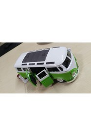 Resim Sunman Oyuncak Metal Model 1 / 36 Çek Bırak Yeşil 1963 VOLSWAGEN T1 BUS MİNİBÜS 