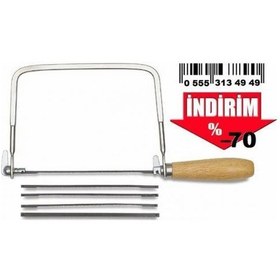 Resim Profesyonel Ahşap Saplı Kıl Testere 5 Çeşit Testere Ucu Yüksek Ka N11.3245 