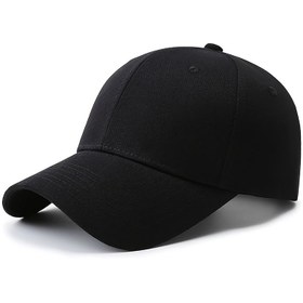 Resim 1 adet Klasik Siyah Beyzbol Kapağı - Şık Güneş Koruma Kapağı, Rahat Spor Kapağı, Ayarlanabilir Uyum, Tüm Gün Giyim için Rahat, Beyzbol Kapağı, Pil Olmadan 