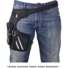 Resim Hsgl Bel ve Bacak Bağlantılı Ayarlanabilir Siyah Çanta 