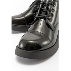 Resim Luvishoes Lagom Siyah Rugan Kadın Bot Sıyah Rugan 