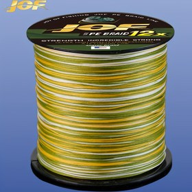 Resim JOF 12 Örülmüş Olta, 500m/564yd, 11.34-54.43KG, Tuzlu ve Tatlı Su Balıkçılığı için Dayanıklı PE, Pürüzsüz Döküm Karp Olta - 1 adet 