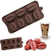 Resim Kahve Çekirdeği Şekilli Silikon Kalıp 