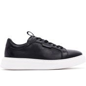 Resim Derimod Erkek Siyah Bağcıklı Deri Sneaker 24SFD610618 