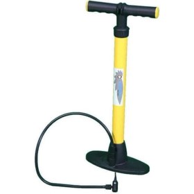 Resim Badem10 Master El Tipi Hava Pompası Bisiklet Lastik Pompası Sarı 