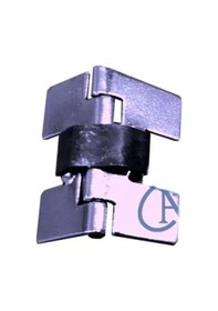 Resim Yaylı Menteşe - 16x20mm 100 Adet Siyah 