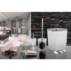 Resim Primanova Biga 5 Parça Banyo Seti Şeffaf 
