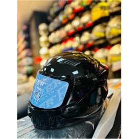 Resim Fazer Siyah Vizör Shin Black Full Face Güneş Vizörlü Motosiklet Kaskı 