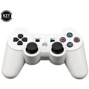 Resim Beyaz-kablosuz Bluetooth Uyumlu Gamepad Joystick Ps3 Oyun Denetleyicisi Oyun Konsolu Playstation 3 Joypad Oyun Aksesuarları 