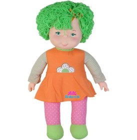 Resim 70 Cm Sevimli Yeşil Saçlı Oyuncak Efsane Lahana Bebek 