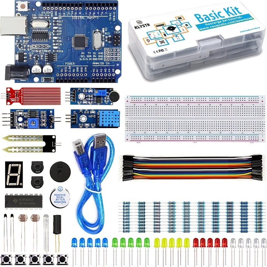 Arduino Uno R3 Başlangıç Kitsi ile Başlangıç Kitsi, Öğretici Kod ...