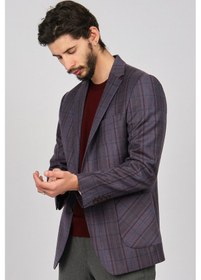 Resim Yünsa Erkek Ekoseli Spor Yün Ceket 2661000 Bordo(531445841) Bordo 