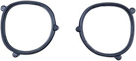 Resim VR Lens Koruyucuları Oculus Quest 2 VR Kulaklık için Scratch Ped, VR Miyopi Gözlük çerçeve Dahil 