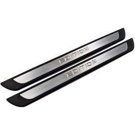 Resim Peugeot 206 Cc Krom Kapı Eşik Koruması Edition Line 2000-2013 2 Parça 