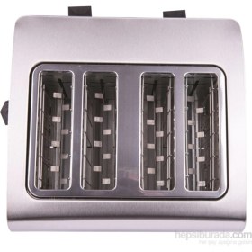 Resim Arnica 4 Dilimli Paslanmaz Çelik Ekmek Kızartma Makinesi, Pratik ve Şık Tasarım 