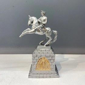 Resim Dekoratif Polyester Atatürk Onur Anıtı Heykeli Gri 