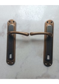 Resim Aklan Kumru Yale Sarı Oda Kapı Kolu 1 Takım 