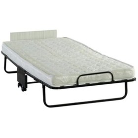Resim usta mekan Usta Metal Katlanır Yatak + Somya Tek Kişilik (90 X 190 Cm) 