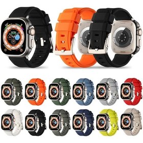 Resim Sones iOS Uyumlu Watch 3 İçin 38mm Çift Halkalı Silikon Watch Band 