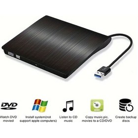 Resim Dream011 Beyaz 2 Adet Hizli Transfer Tasinabilir Dvd Surucu C Ve Type C Uyumlu Cd Dvd Rw Disk Surucu Dizustu Masaustu Pc Windows Linux Macos 