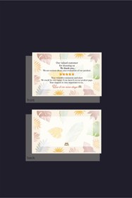 Resim Örün Matbaa Thank you English Card Teşekkür kartı İngilizce 60 Pieces/Adet 