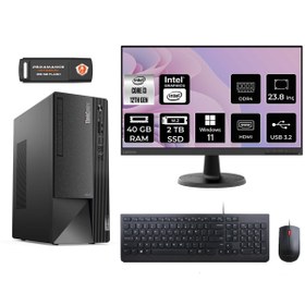 Resim LENOVO Neo 50T AE01ATXS089 i3 12100 40GB RAM 2TB SSD 23.8" W11H MASAÜSTÜ BİLGİSAYAR 